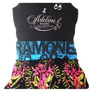 *CLEARANCE* Hot Topic Ramones Mini Skirt